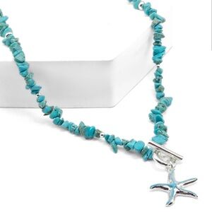 Starshore Drift - Turquoise Necklace